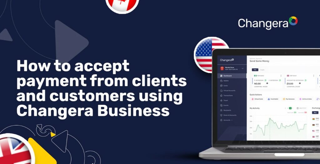 How to receive payment on Changera Business