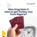 How Long Does It Take to Get a Turkish Visa from Nigeria?