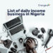 List of Daily Income Businesses in Nigeria